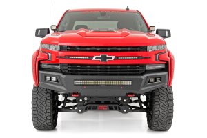 Chevrolet Silverado 1500 LED Light Kit - Ditch Mount - Rough Country - Spot - Black - '19-'22